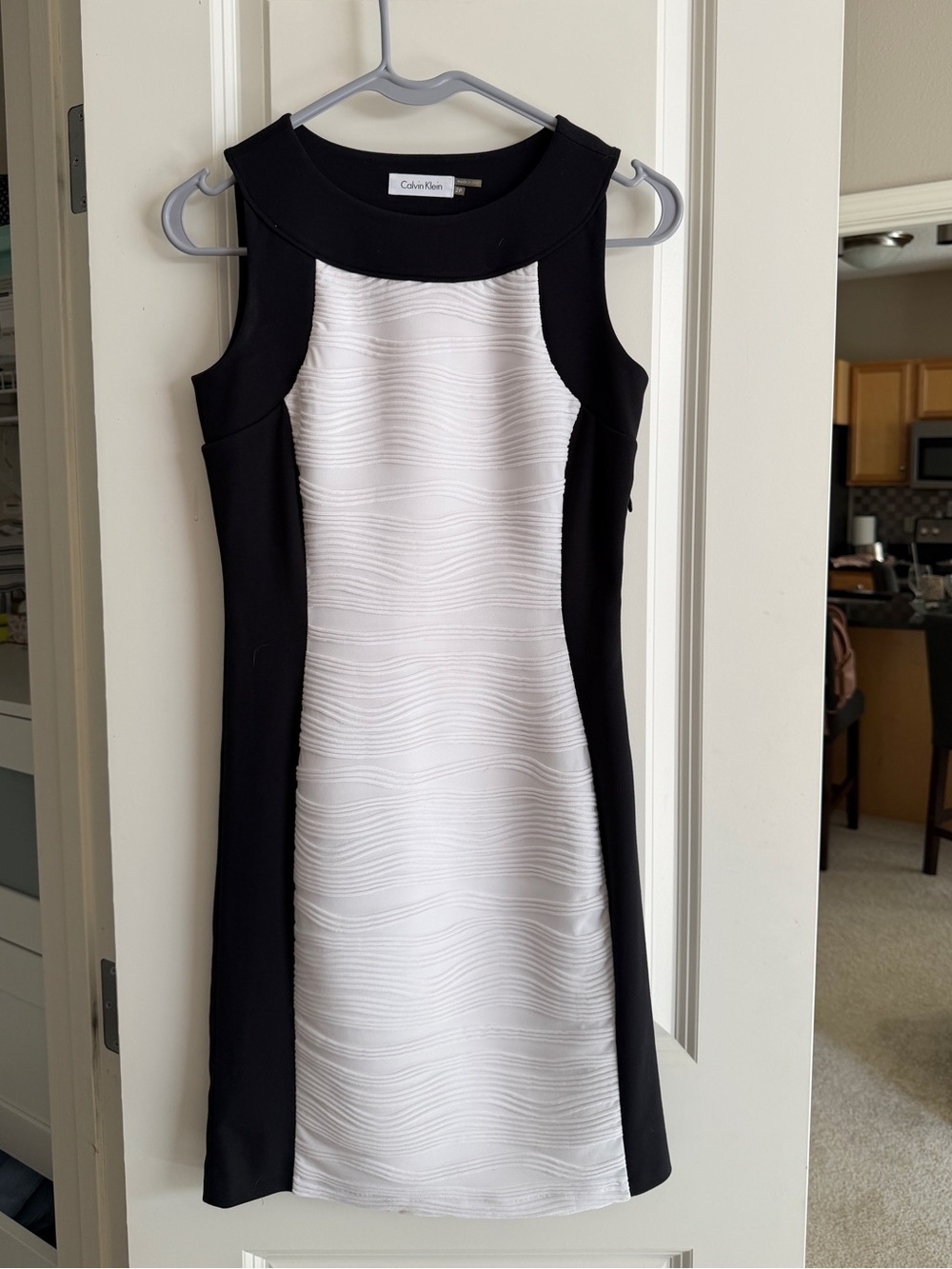 Calvin Klein Dress black and white